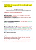 NUR 2058 Dimensions Of Nursing Exm 2 Quiz 2 Key Concepts&sol;&lpar;Just Study Dont Procrastinate&rpar;