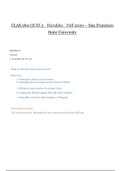 CLAS 260 QUIZ 5&lowbar; Herakles&lowbar; Fall 2020 &ndash; San Francisco State University &vert; CLAS260 QUIZ 5&lowbar; Herakles&lowbar; Fall 2020 &ndash; A&plus;