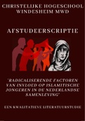 Voorbeeld scriptie radicalisering islamitische jongeren en factoren van invloed (geslaagd 8)