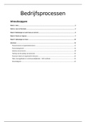 Samenvatting Bedrijfsprocessen