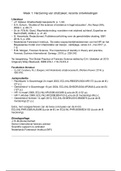 Samenvatting van de voorgeschreven literatuur week 1 Onderzoek ter Terechtzitting & Bewijs&excl;
