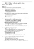 Midterm Study guide&period;docx 2021NURSING NR 601