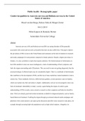 Gender inequalities in Anorexia nervosa and Bulimia nervosa in the United States of America
