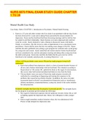 NURS 6670 FINAL EXAM STUDY GUIDE CHAPTER 1 TO 39 &vert; COMPLETE GUIDE 