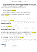 Week 6 Confidence Intervals Questions and answers