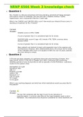 NRNP 6566 Week 3 Knowledge Check