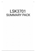 LSK3701 SUMMARY & NOTES