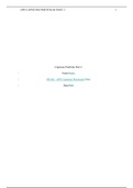 NR 661 APN Capstone Portfolio Part 2- APN Capstone Portfolio Part 2&colon; Chamberlain College Of Nursing LATEST VERSION 2021&period;