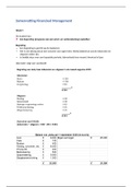 Financieel Management K7 samenvatting