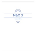 M&O3 + tentamengevoelig