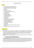 NUR 599    final exam • General principles of Nursing Informatics • Scientific synthesis of information in nursing • Concepts: computer, cognitive, information