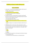 NURSE 420 Exam 2 leader&lowbar;Spring 2020 &vert; NURSE 420 Exam 2 leader&lowbar; Grade A&plus;