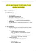 ATI RN LEADERSHIP PROCTORED&colon; FOCUS REVIEW &lbrace;UPDATED&rcub; &vert; ATI RN LEADERSHIP PROCTORED&colon; FOCUS REVIEW&lowbar;A&plus;