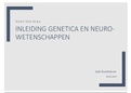 Inleiding genetica en neurowetenschappen Samenvatting Syllabus &plus; Notities