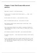 Chapter 3 Auto Tech Exam with correct answers&period;