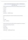 Computer Graphics Quality Management Exam 2 &lpar;Chapter 3&rpar; Verified Questions & Answers 100&percnt; Correct