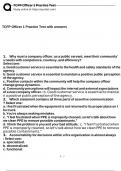 TCFP Officer 1 Practice Test with answers