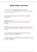  NIMS-IS 200&period;c Final Exam QUESTIONS AND ANSWERS 2024