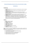 NUR 2407 PHARMACOLOGY FINAL EXAM STUDY GUIDE-