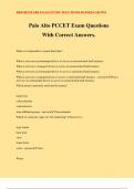 Palo Alto PCCET Exam Questions With Correct Answers&period;