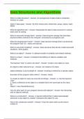 Data Structures and Algorithms Questions and Answers