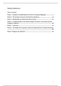 Summary Comparative Company Law (+tutorials)