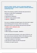 NURS 495 EXAM IV &colon;NEURO &ndash;NCLEX q s&vert;2024-2025 COMPLETE  EXAM QUESTIONS AND CORRECT ANSWERS &lpar;VERIFIED ANSWERS &rpar;  GUARANTEED PASS&period;