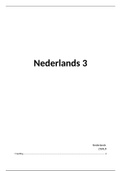 Samenvatting Nederlands 3