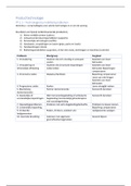 Kennistoets 2&period;2 - Producttechnologie &lpar;Samenvatting&rpar;