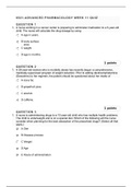 NURS 6521 Week 11 Final exam &sol; NURS 6521 Week 11 Final exam &colon; Advanced Pharmacology &lpar;100&percnt; Correct&comma; Verified Answers&rpar;