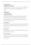  Tina Jones Comprehensive Assessment&period;Latest&period;