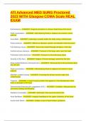 ATI Advanced MED SURG Proctored 2023 