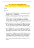 ATI Capstone Content Review &vert; Fundamentals Post-Assessment Focused &vert; REVIEWED LATEST