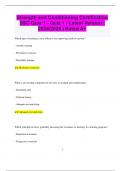 Strength and Conditioning Certification SSC Quiz 1 - Quiz 1 &vert; Latest Version &vert;  2024&sol;2025 &vert; Rated A&plus;
