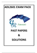 ADL2601 - Exam pack 2021pdf
