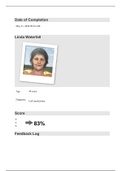 PSYCH 4250 Linda Waterfall Case Study&lowbar; Mental Health Case Study Patient&colon; Linda Waterfall 