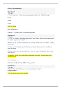 BIOS 242 Quiz 1 Microbiology LATEST UPDATE 2021&period;