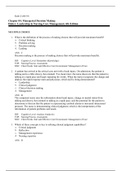 Exam (elaborations) LEADERSHIP C157 (LEADERSHIP C157Leadership Exam 2) (LEADERSHIP C157 (LEADERSHIP C157Leadership Exam 2)) Huber: Leadership & Nursing Care Management, 6th Edition Exam 2 Unit 4-6
