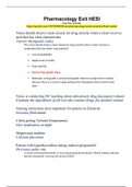 RN PHARM 201 - Pharmacology Exit HESI&period;