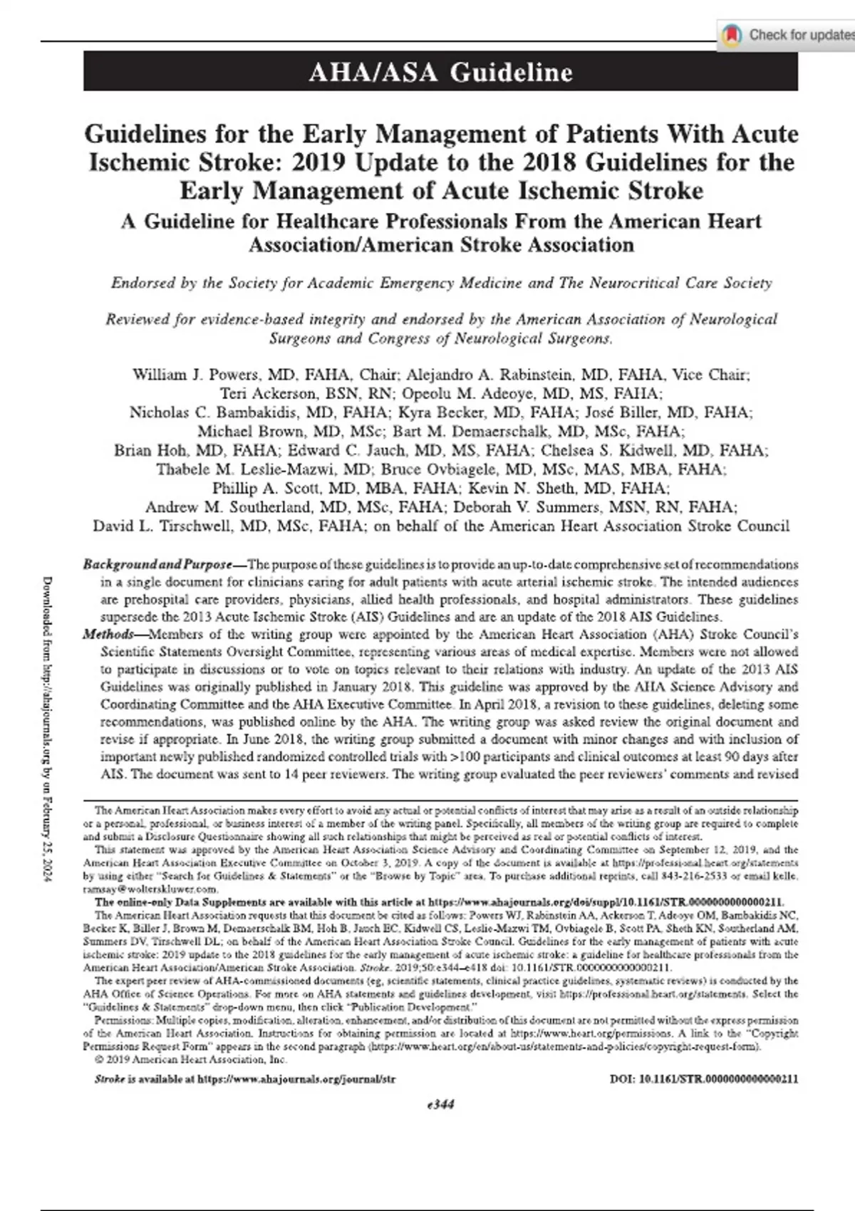 ACUTE ISCHEMIC STROKE TREATMENT GUIDELINES 2021 visual data 7