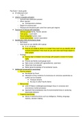 Study Guide/Notes For Exam 1 