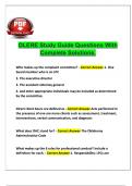 OLERE Study Guide Questions With Complete Solutions&period;