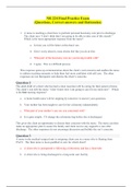NR 224 Final Practice Exam (Questions, Correct answers and Rationales)