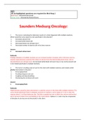 Saunders Medsurg Oncology: