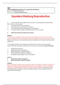 Saunders Medsurg Reproductive