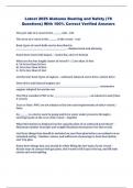 Latest 2025 Alabama Boating and Safety &lpar;78  Questions&rpar; With 100&percnt; Correct Verified Answers