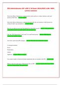 ESS Administrator 201 ePO 5&period;10 Exam 2024&sol;2025 with 100&percnt;  correct answers
