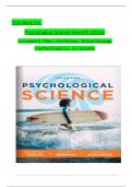 TEST BANK for Psychological Science&comma; 7th Edition by Phelps & Berkman&comma; All 15 Chapters Covered&comma; Verified Latest Edition