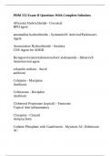 PHM 552 Exam II Questions With Complete Solutions