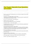 Peer Support Specialist Exam Questions and Answers&period;